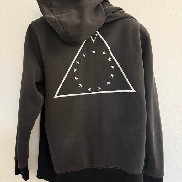 BLACK SCALE ASAP MOB Zip-Up Hoodie with White Lettering - Picture 2 of 3
